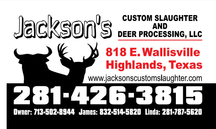 Custom Slaughter Highlands TX 281 328 3515